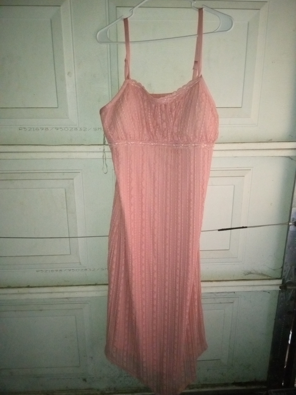 No Boundaries Pink Lace-Trim Midi Slip Dress